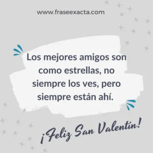 Frases de San Valentín para amigos y amigas