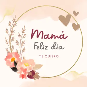 feliz día mamá