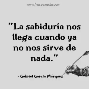 frases de Garbiel García Márquez