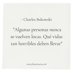 frases de Charles Bukowski