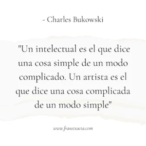 frases de Charles Bukowski