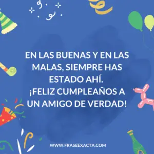 frases de cumpleaños para un amigo