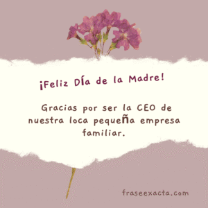 día de la madre 2025